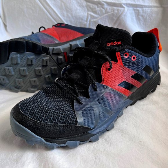 adidas | Shoes | Adidas Kanadia Tr 8 Trail Running Shoes Size Us Men 9  Black Meshorange | Poshmark